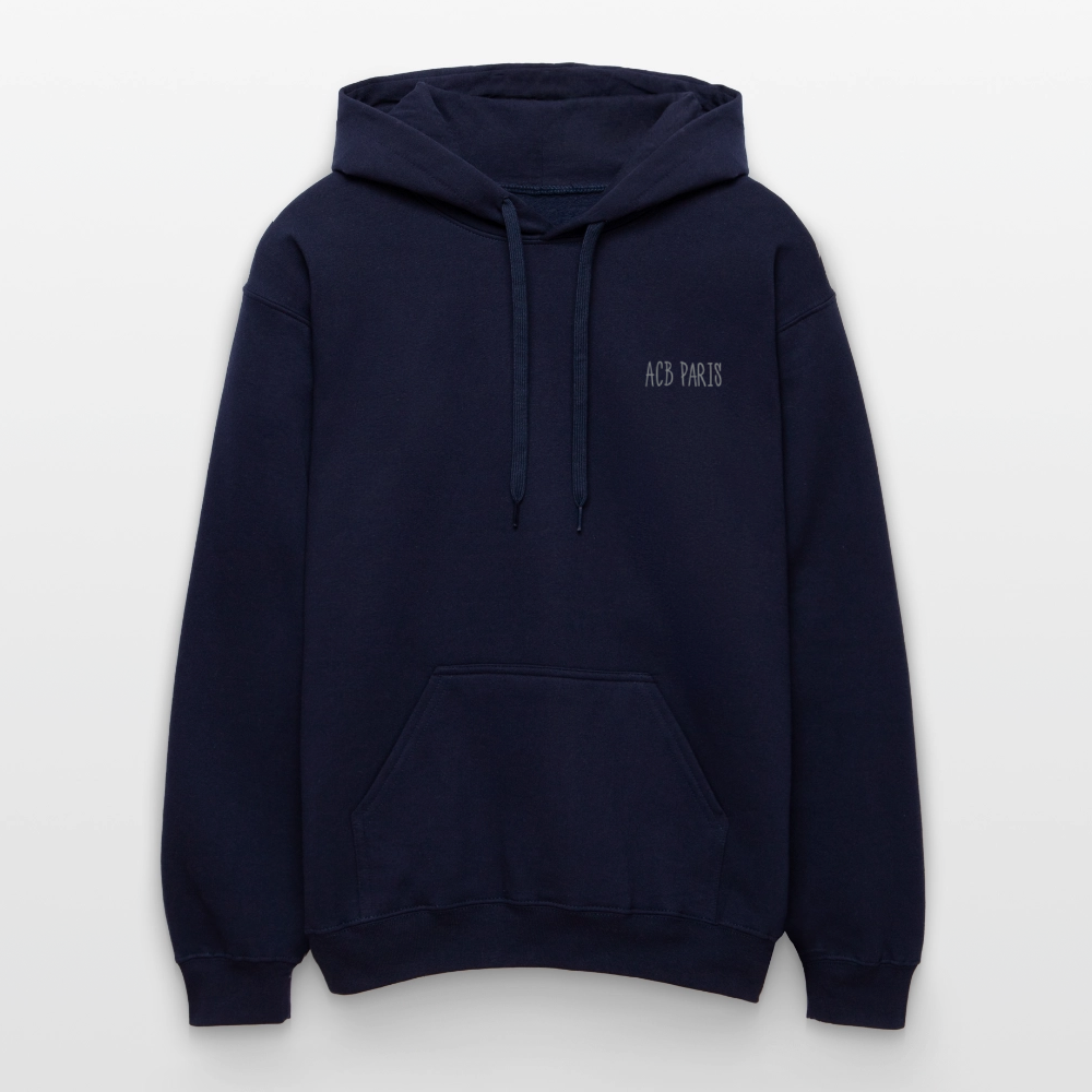 Sweat a capuche ACB-Paris Ilove Paris - bleu marine