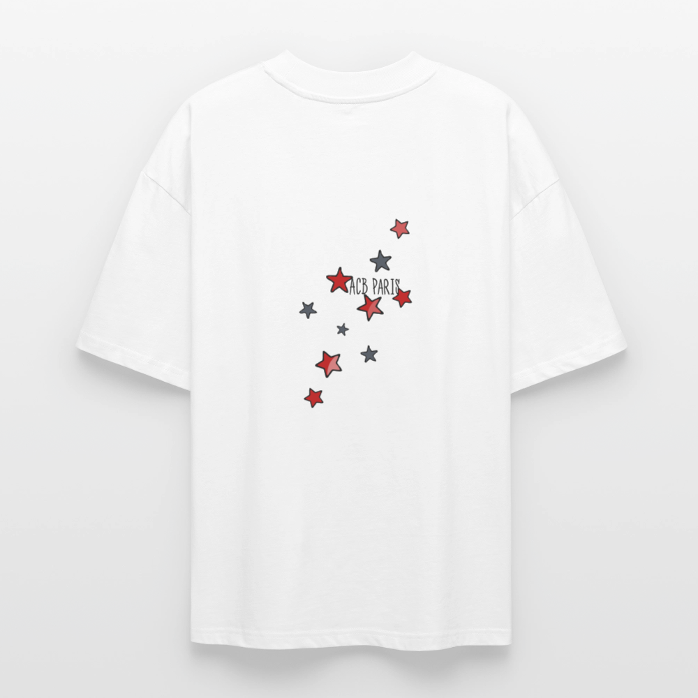 T-shirt Lune ACB-PARIS - blanc