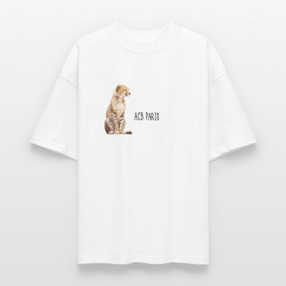 T-shirt Léopard ACB-PARIS - blanc