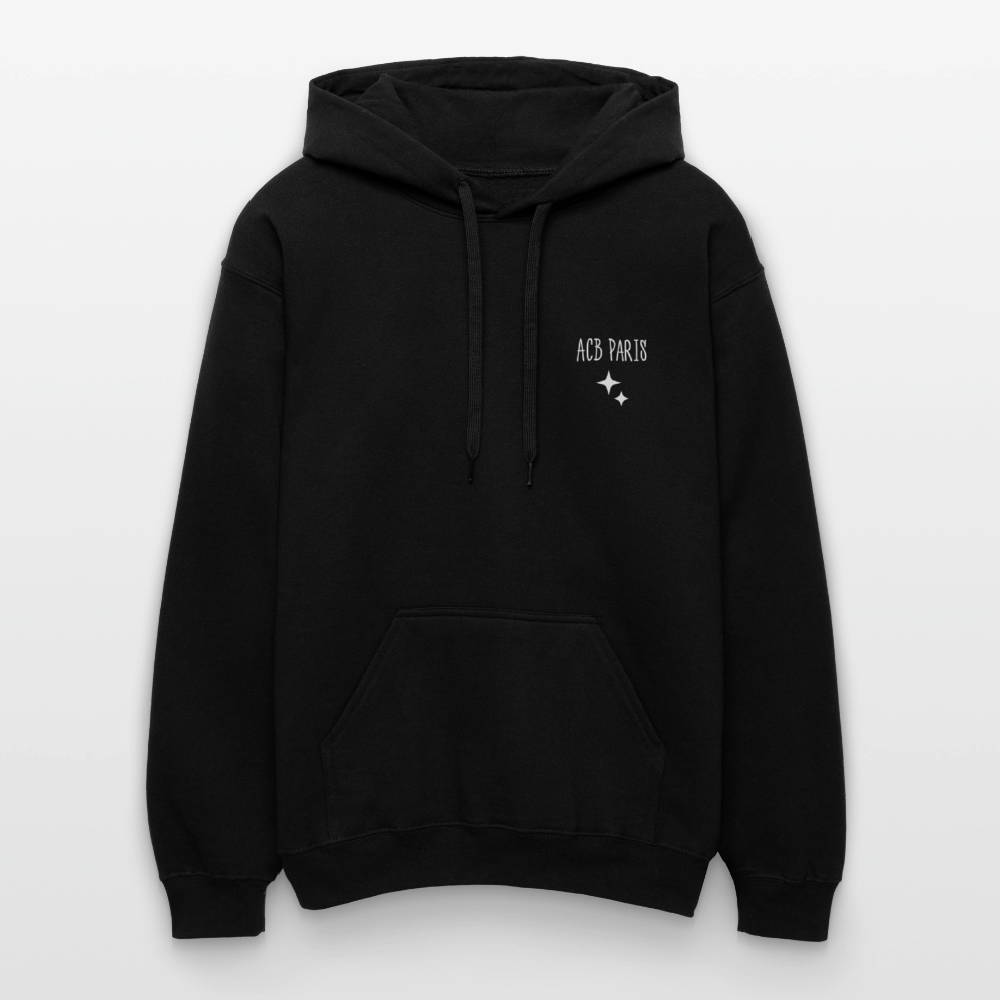 Sweat a capuche ACB-Paris Star étoile - noir
