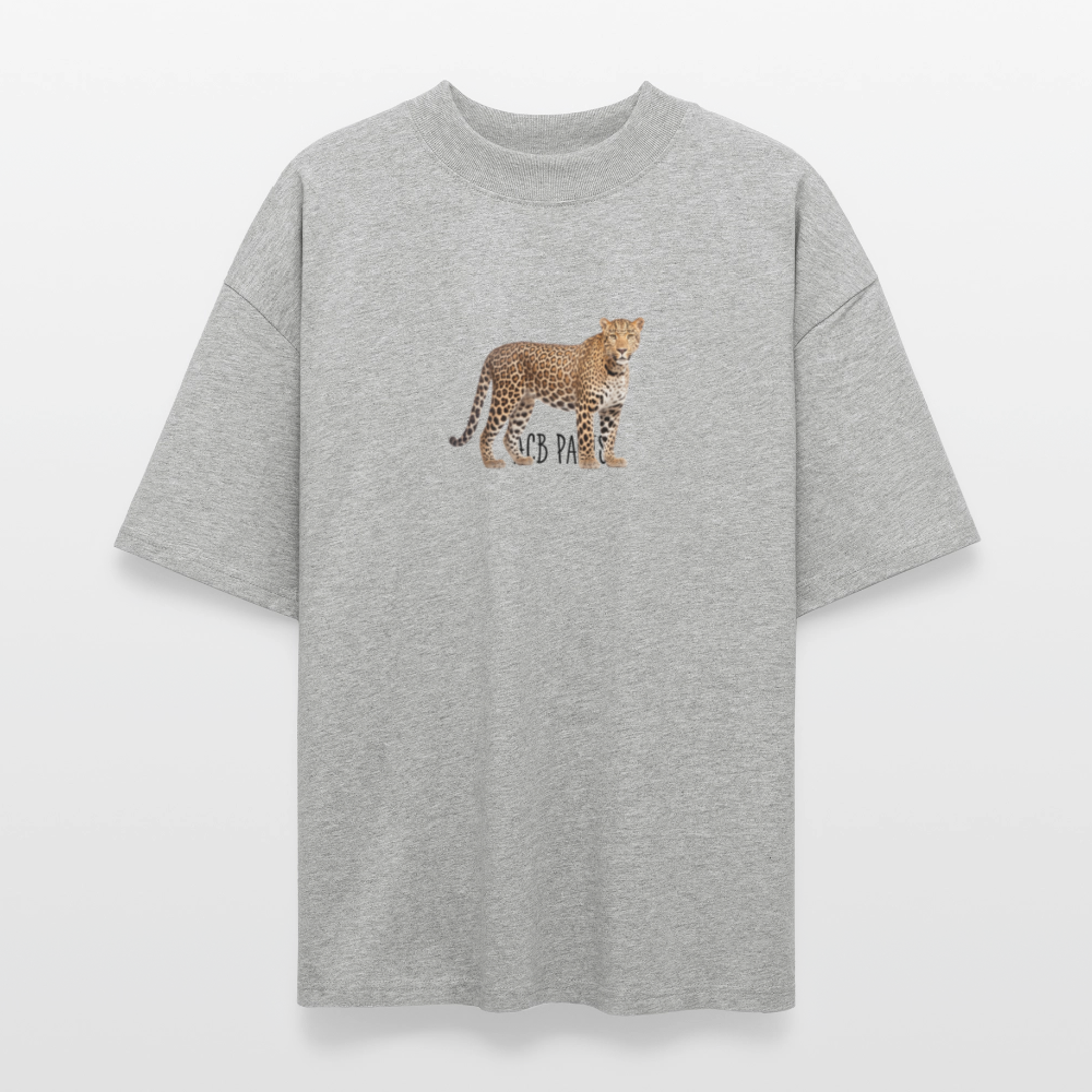 T-shirt Léopard ACB-PARIS - gris chiné