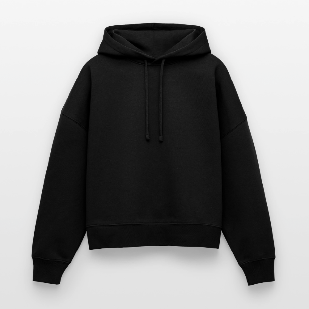 Hoodie boxy Disco Ball - black