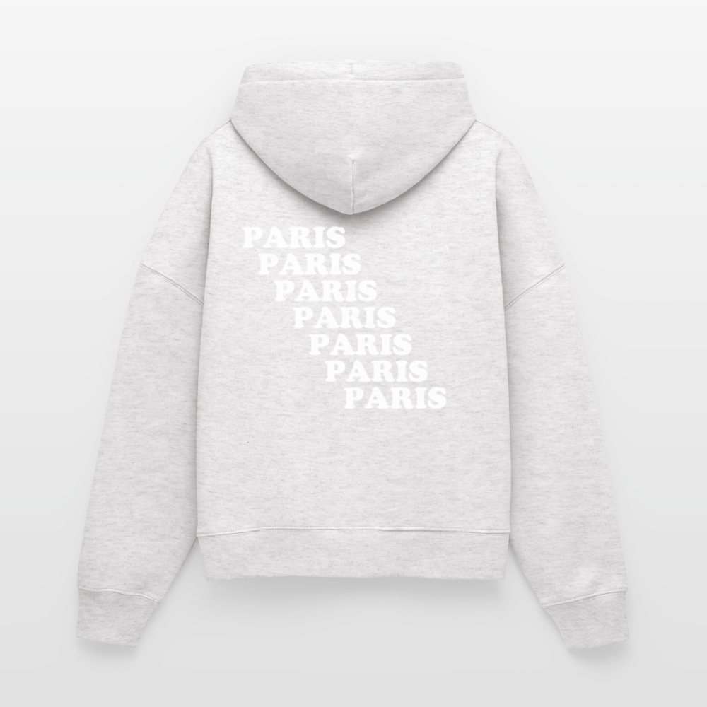 Hoodie boxy Disco Ball - cool heather grey