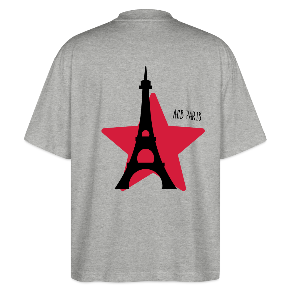 T-shirt ACB-Paris Star - gris chiné