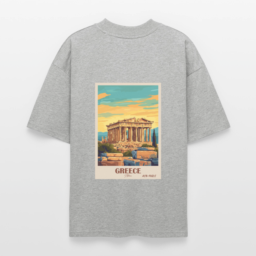 T-shirt Greece ACB-PARIS - gris chiné