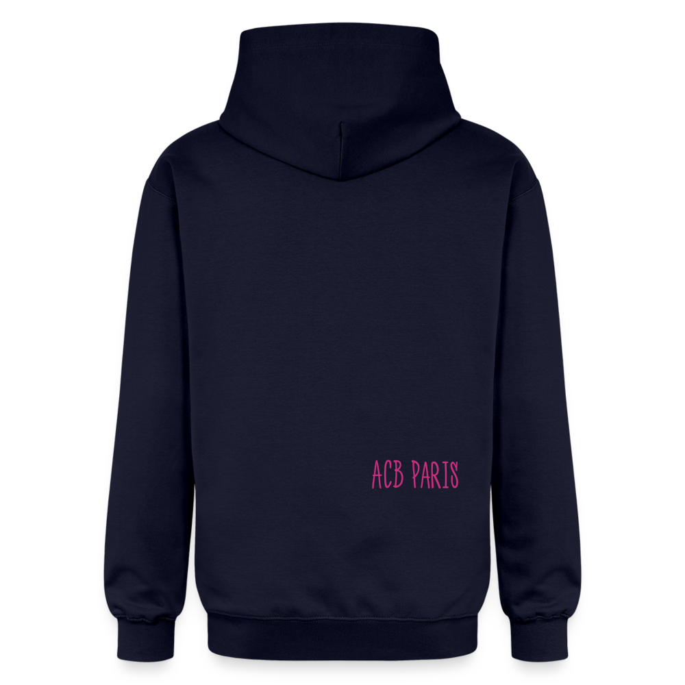 Sweat a capuche ACB- Étoile - bleu marine