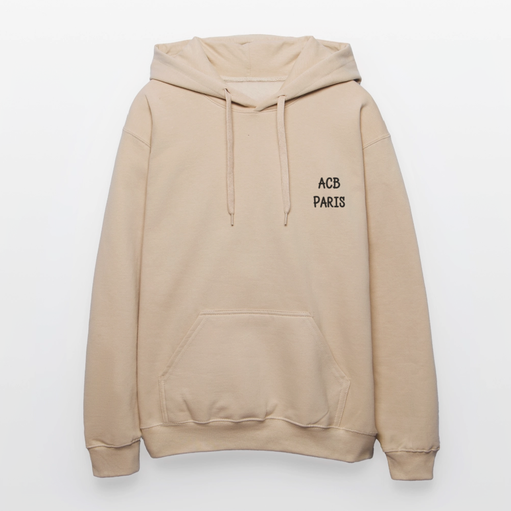 Sweat à capuche just girl - jaune sable