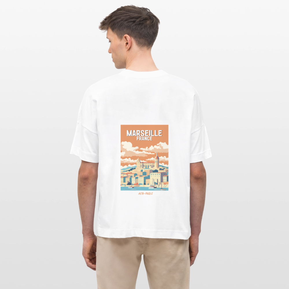 T-shirt Marseille ACB-PARIS - blanc