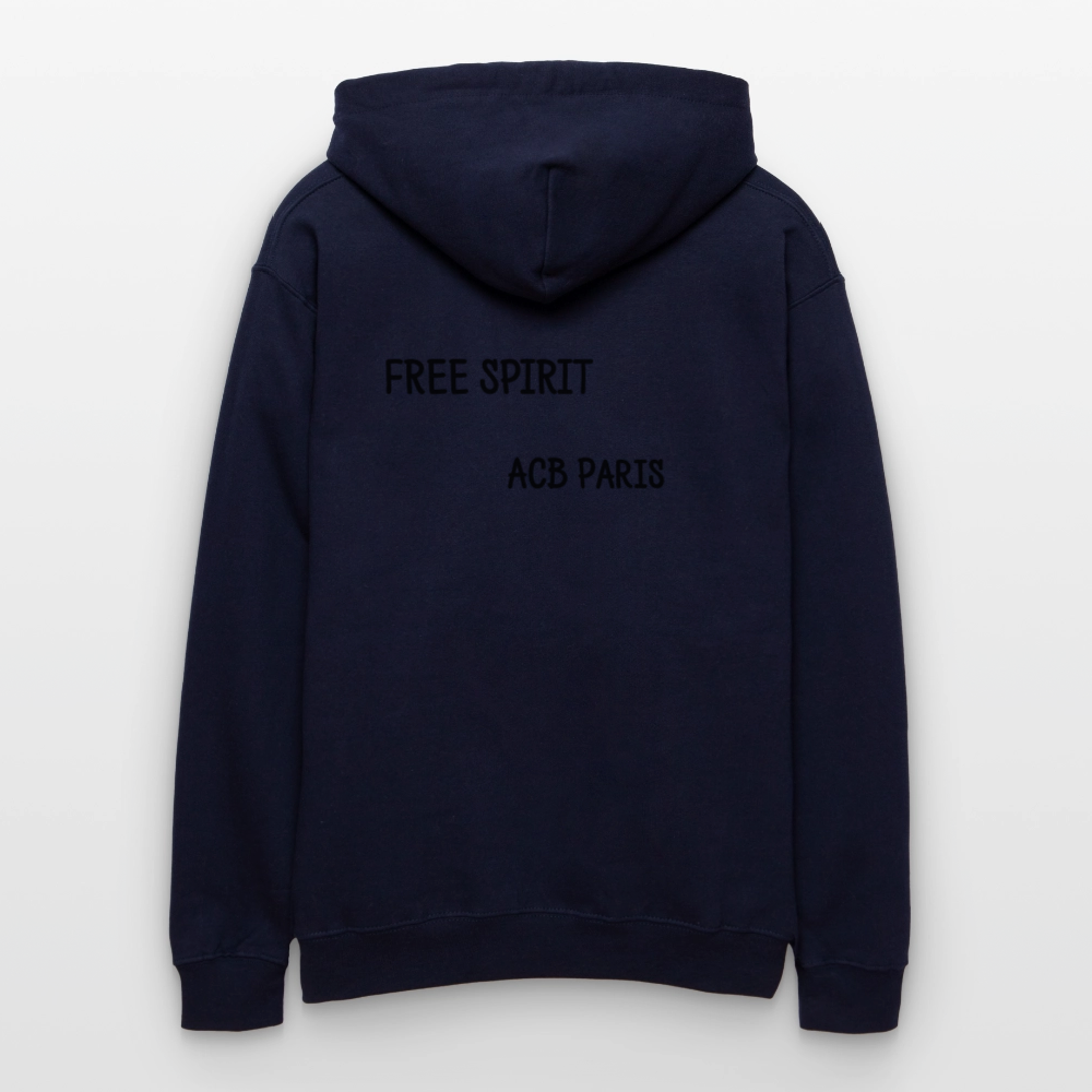 Sweat à capuche Free spirit - bleu marine