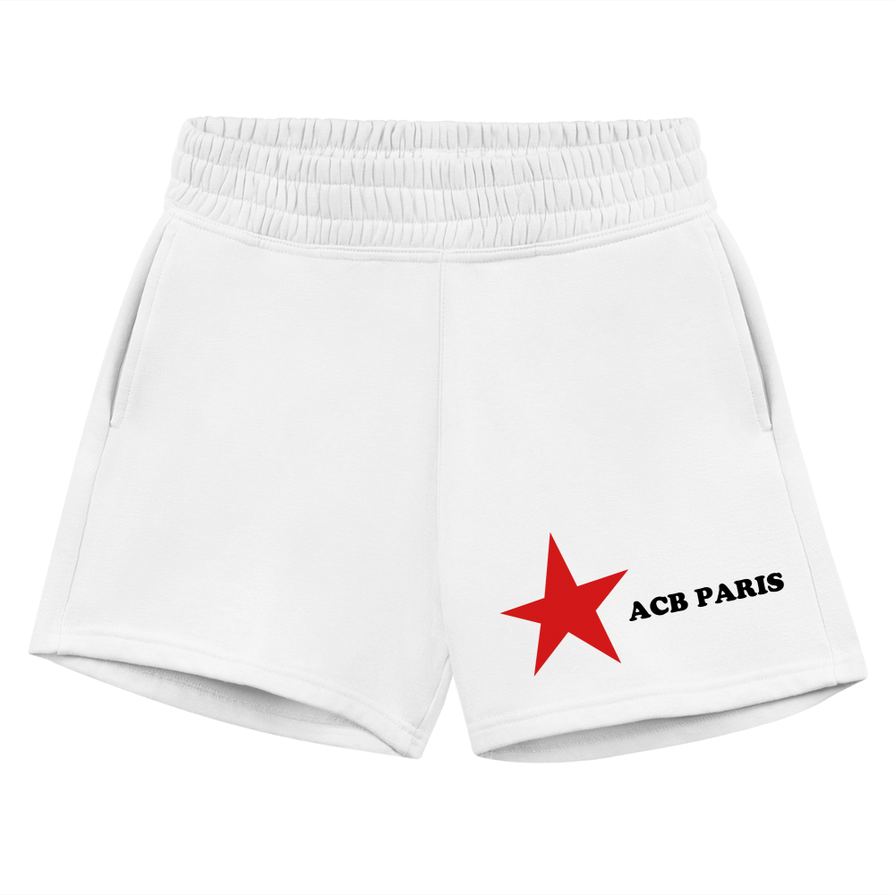 Short molletonné Femme - white