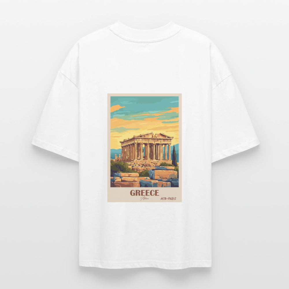 T-shirt Greece ACB-PARIS - blanc