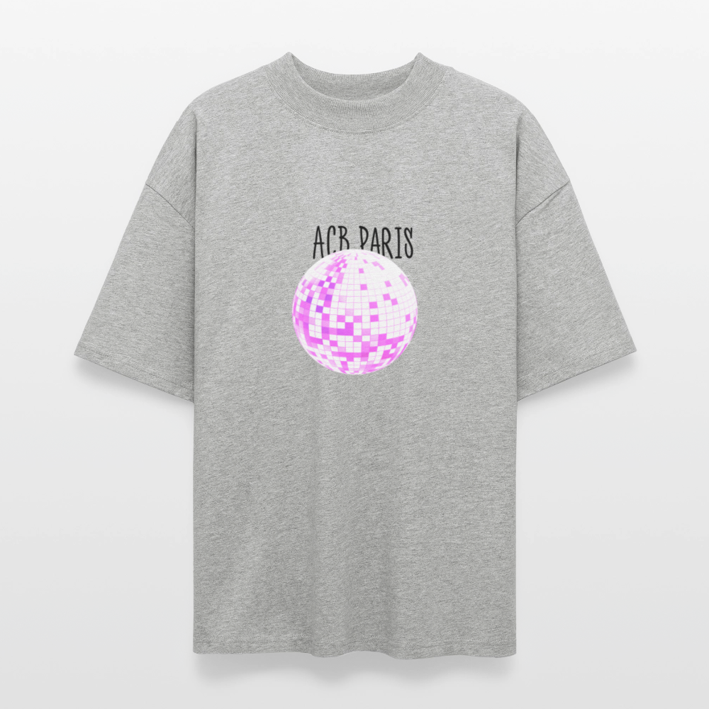 T-shirt boule Disco ACB-PARIS - gris chiné