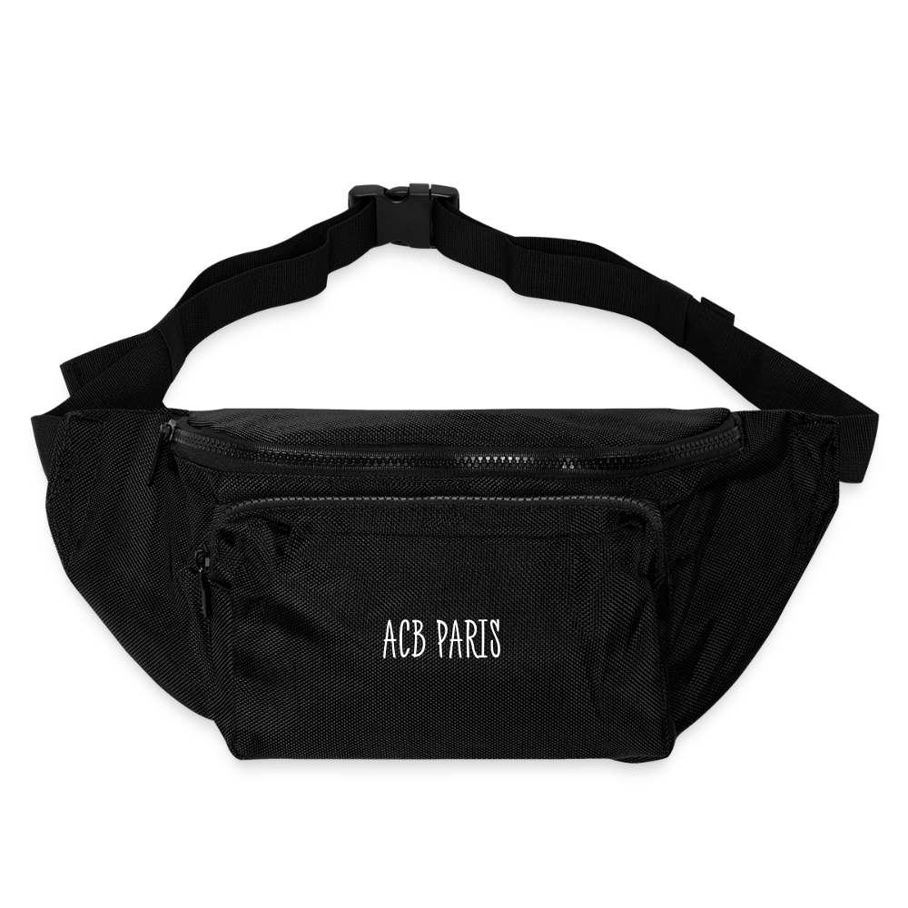 Sac banane large - black