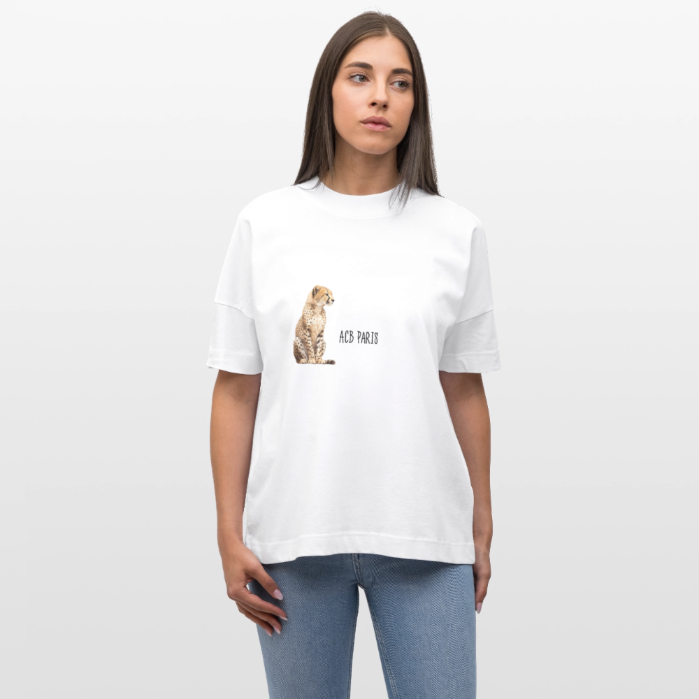 T-shirt Léopard ACB-PARIS - blanc