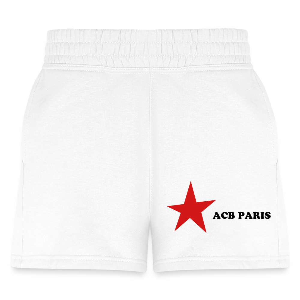 Short molletonné Femme - white