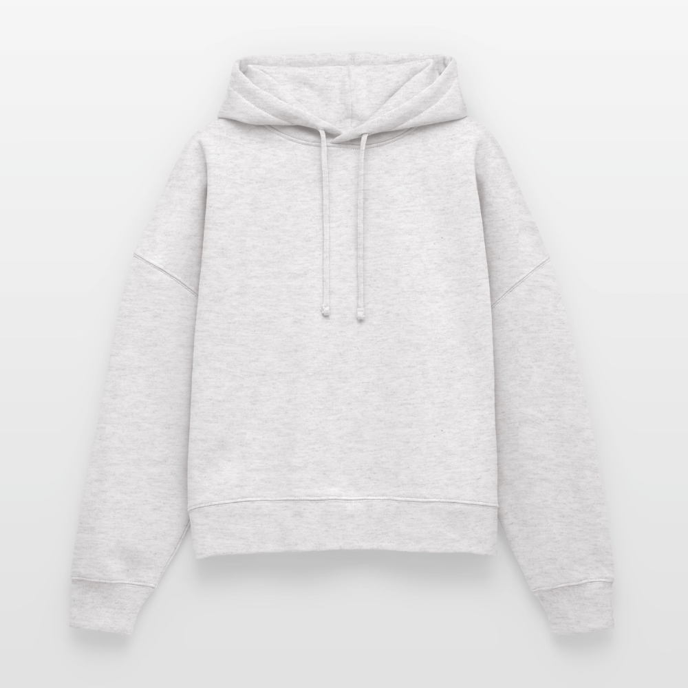 Hoodie boxy Star léopard - cool heather grey