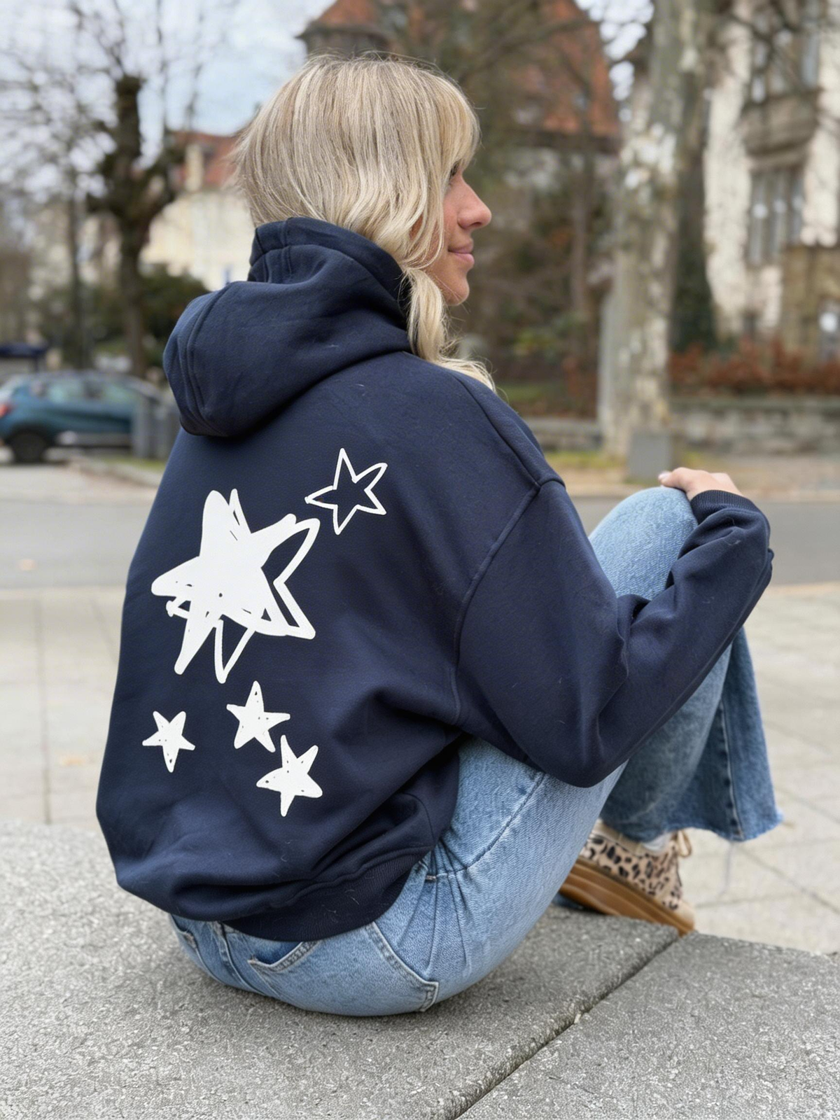 Hoodie Boxy Star ACB-Paris