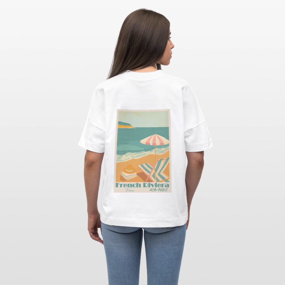 T-shirt French rivera ACB-PARIS - blanc