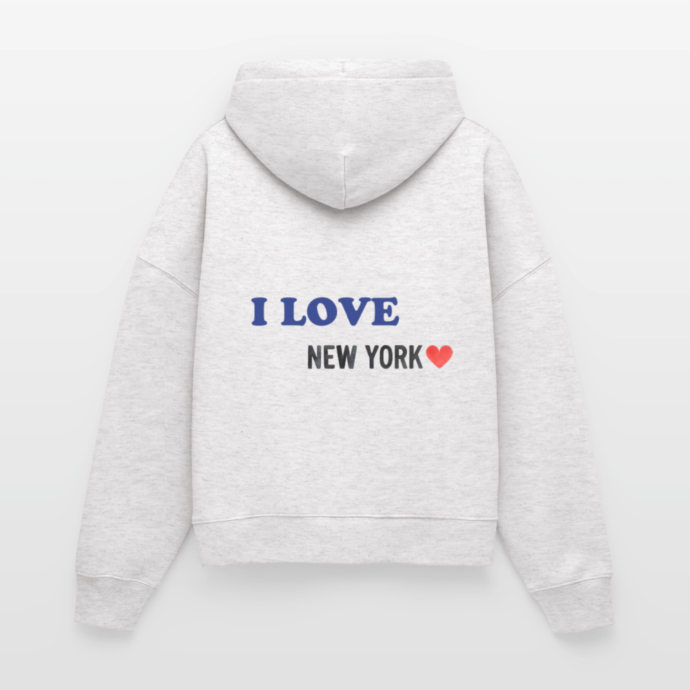 Hoodie Love - cool heather grey