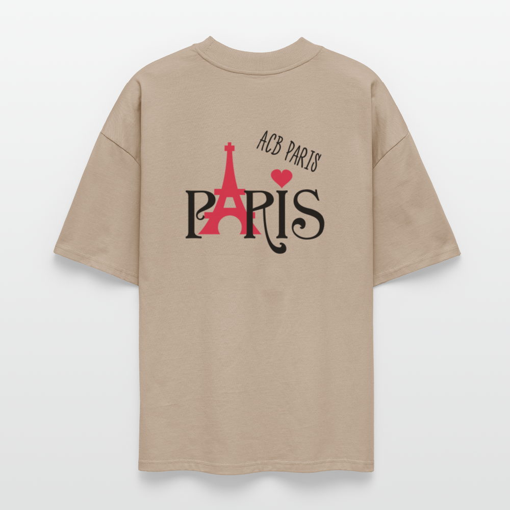 T-shirt Paris ACB-PARIS - gris pierre
