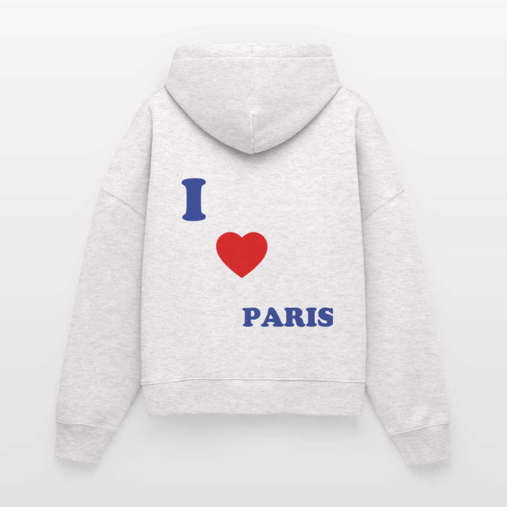 Hoodie Love - cool heather grey