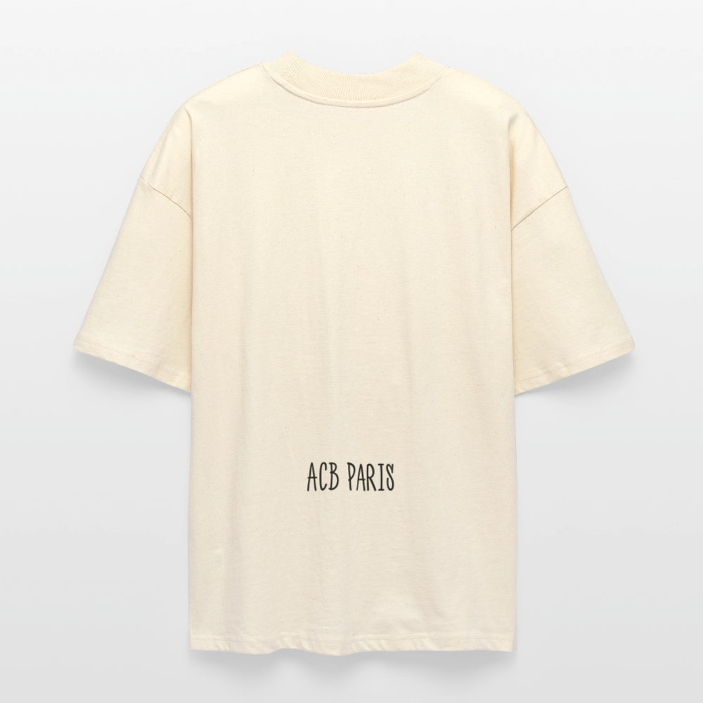 T-shirt Léopard ACB-PARIS - blanc gris