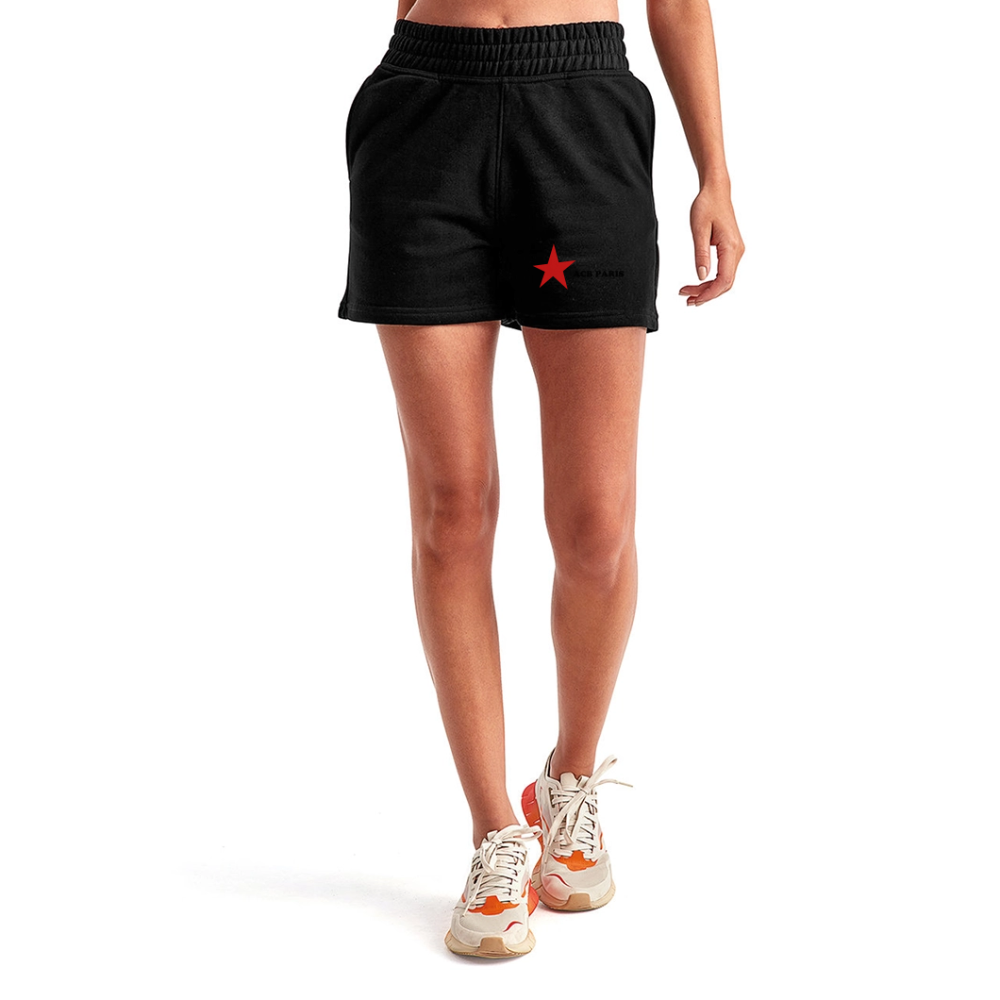 Short molletonné Femme - black