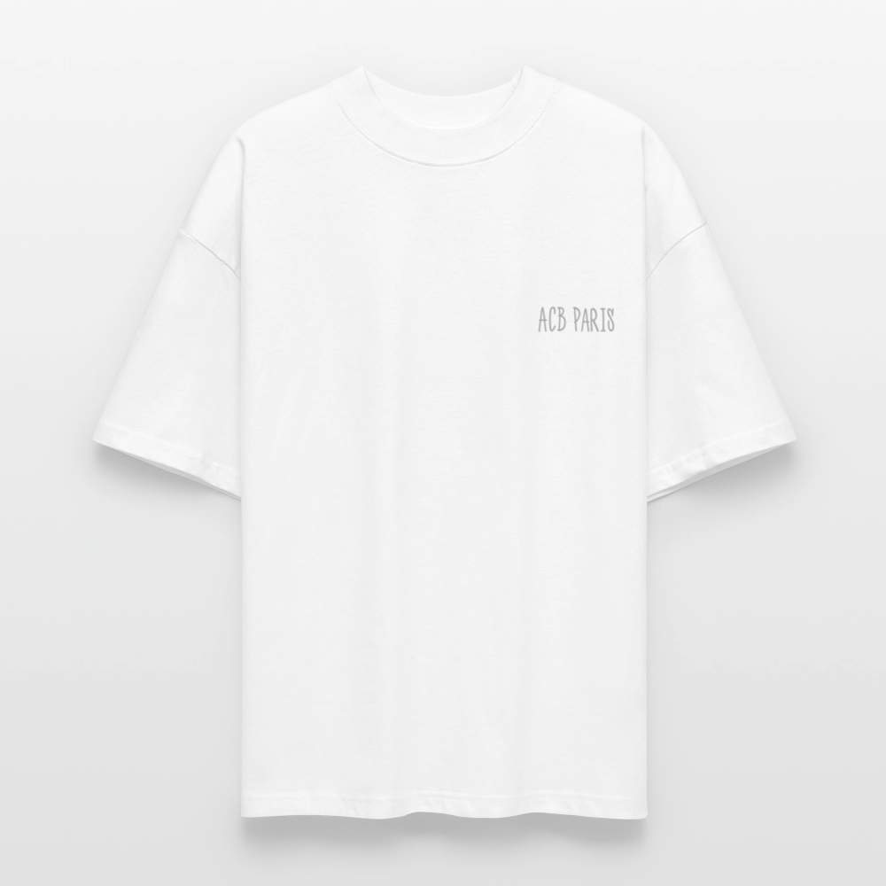 Sweat a capuche ACB-Paris Ilove Paris - blanc