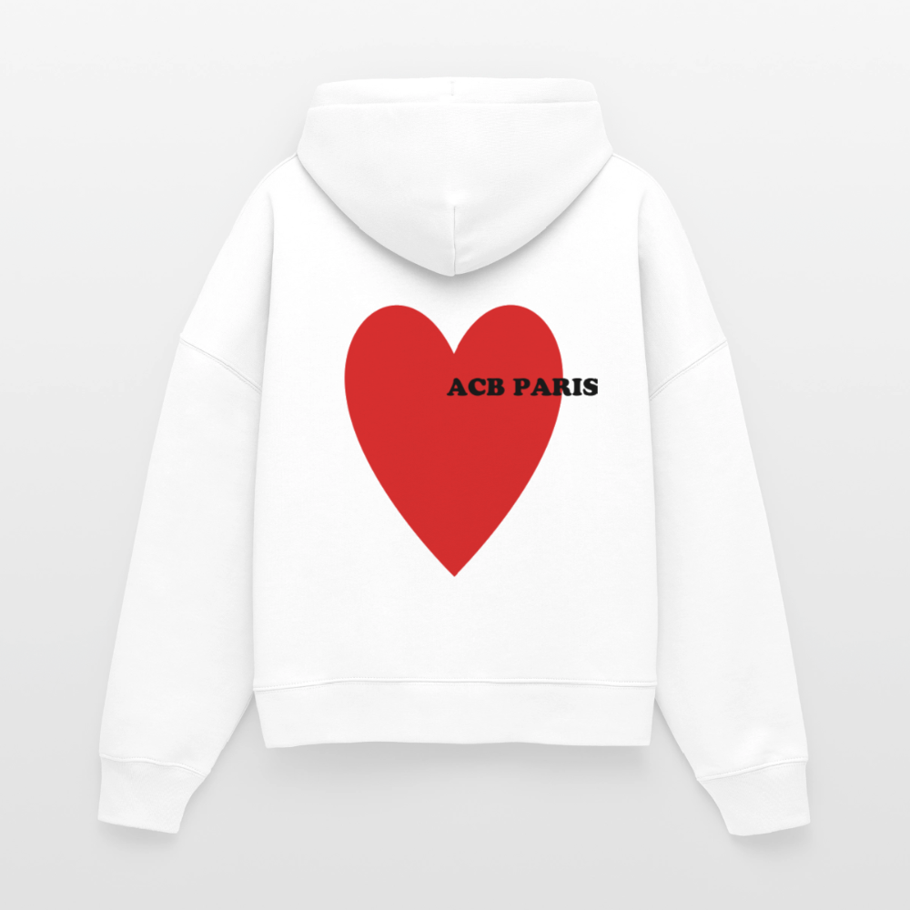 Hoodie love ACB-Paris - white