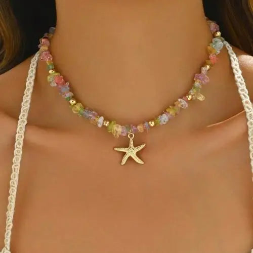 Collier de style plage en coquillage - ACB-PARIS