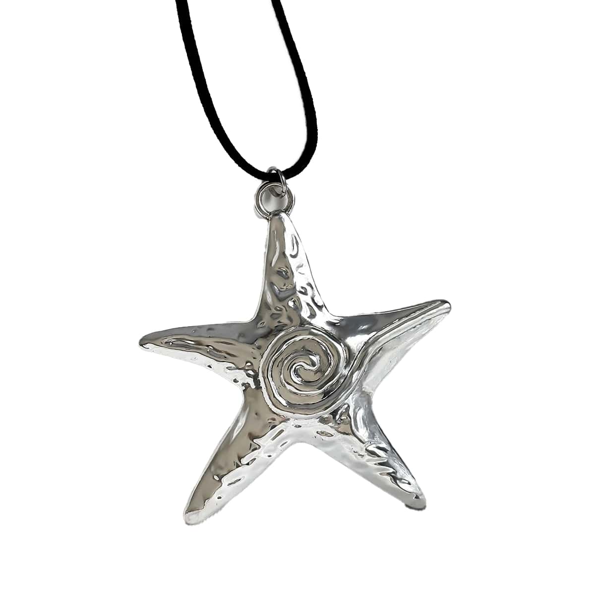 Collier grandes pendentifs en forme d'étoile - ACB-PARIS