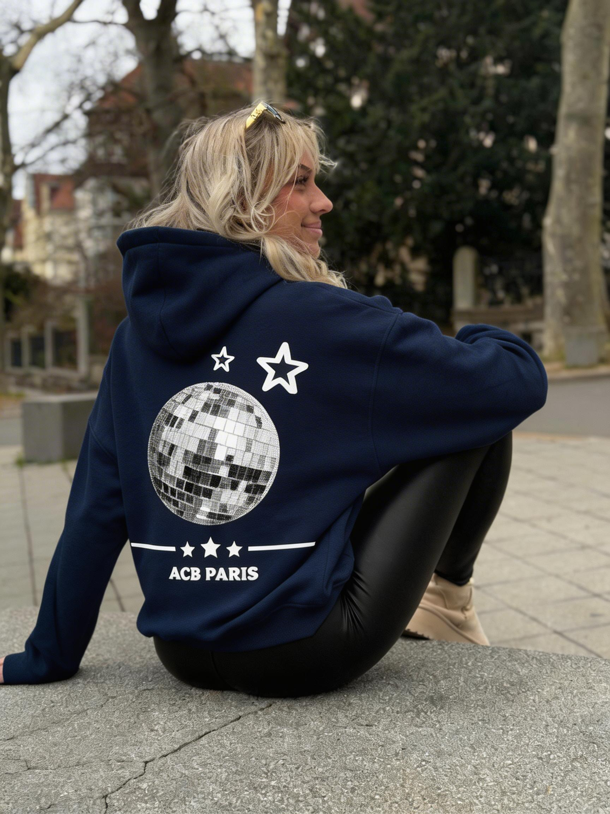 Hoodie Boxy Disco Ball ACB-Paris