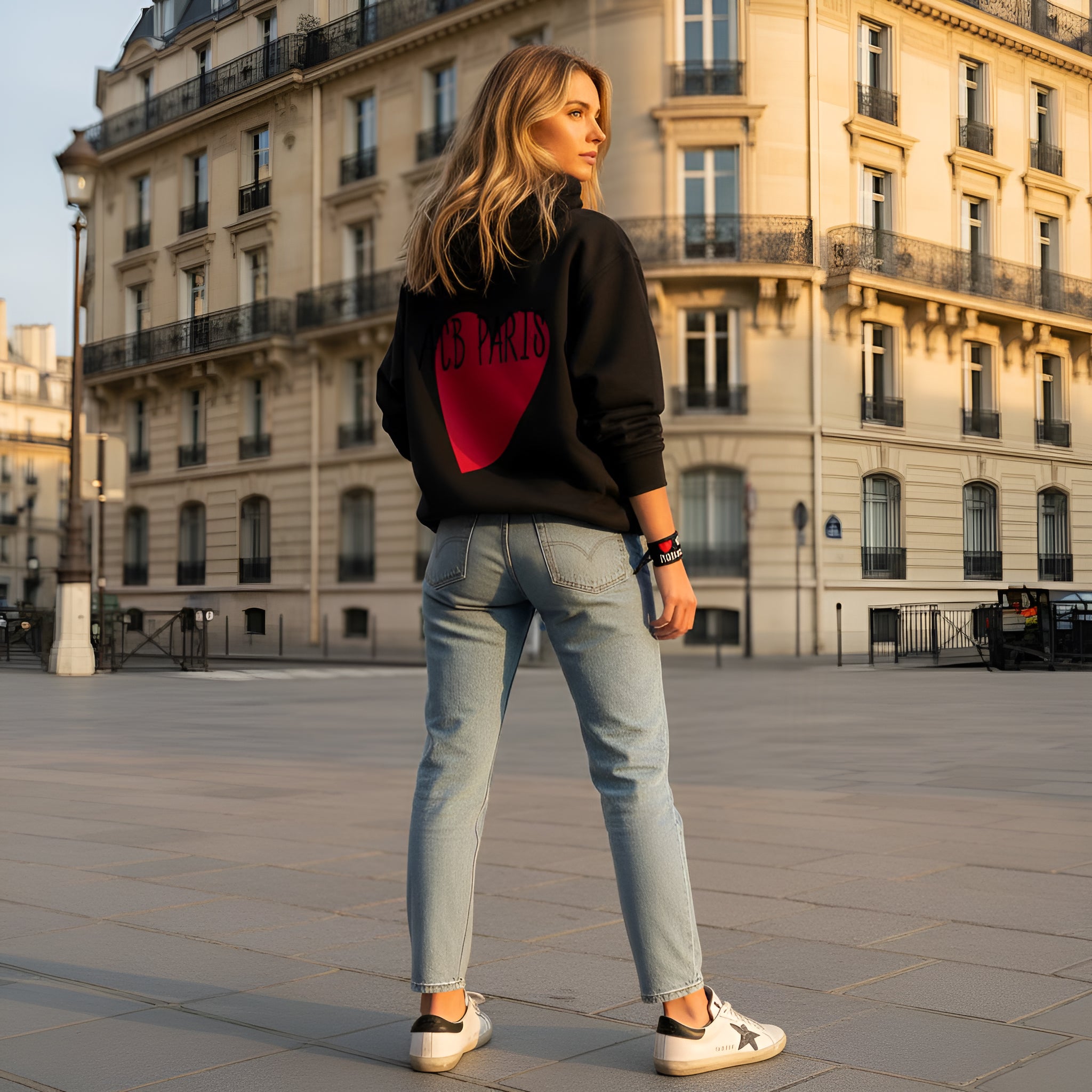 Sweat a capuche L'amour ACB-Paris 100% coton - ACB-PARIS